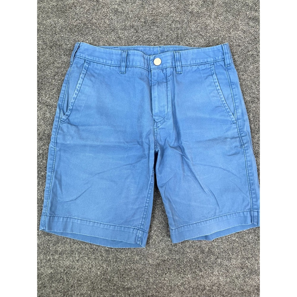 Bonobos Shorts Mens‎ 30 Blue Washed Chinos Cotton 9 Inch Inseam Boats Preppy
